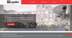 Desktop Screenshot of mader-immobilien.it