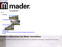 Tablet Screenshot of mader-immobilien.it